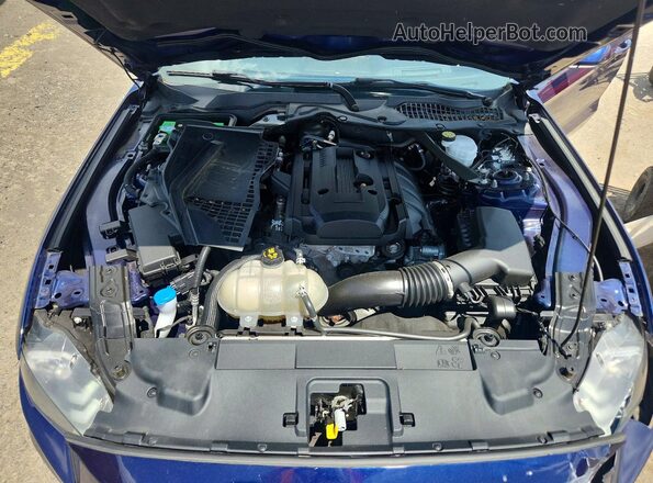 1FATP8UH8L5168408 2020 FORD MUSTANG Blue უკანა სალონის ხედი