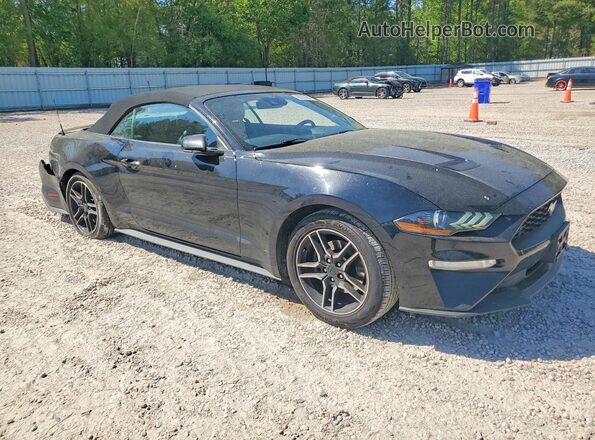 1FATP8UH8M5119095 2021 FORD MUSTANG Black Delantero derecho