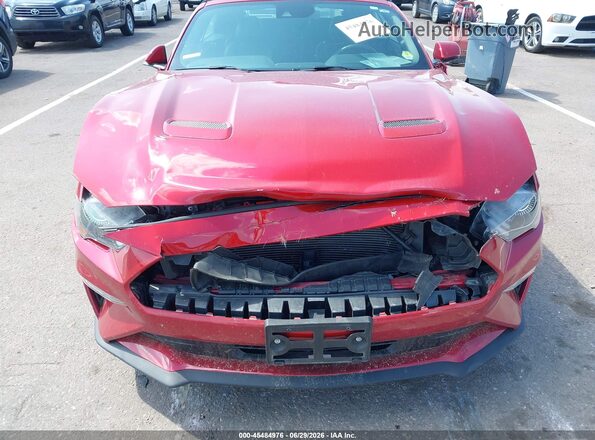 1FATP8UH8N5131085 2022 FORD MUSTANG Red Вид спереду