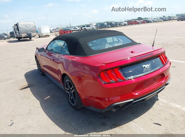1FATP8UH8N5131085 2022 FORD MUSTANG Red Задня ліва чверть