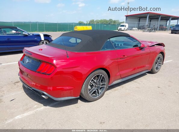 1FATP8UH8N5131085 2022 FORD MUSTANG Red Задня права чверть