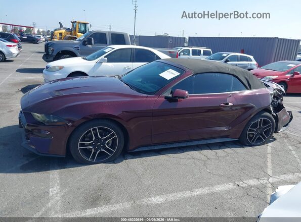 1FATP8UH9J5139416 2018 FORD MUSTANG Burgundy 