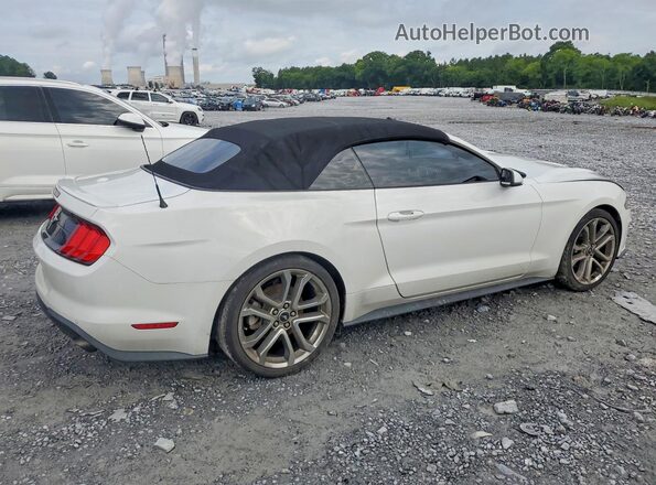1FATP8UH9K5116686 2019 FORD MUSTANG White Задня права чверть