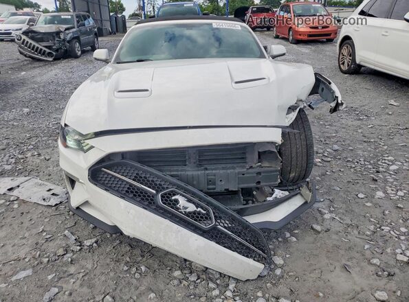 1FATP8UH9K5116686 2019 FORD MUSTANG White Вид спереду