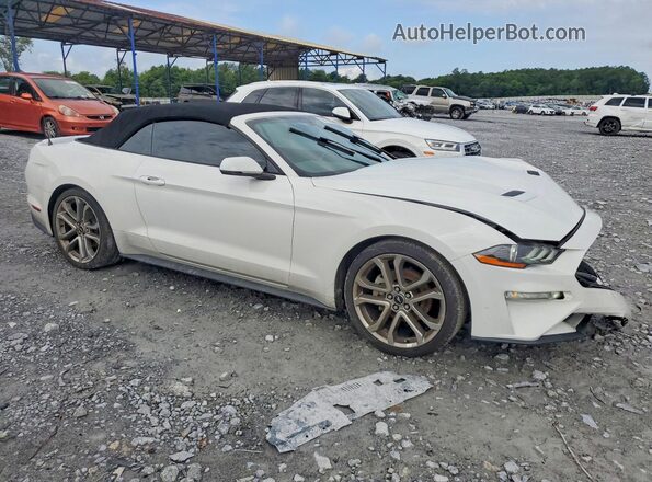 1FATP8UH9K5116686 2019 FORD MUSTANG White Передня права чверть