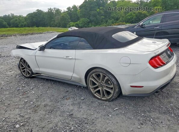 1FATP8UH9K5116686 2019 FORD MUSTANG White Задня ліва чверть