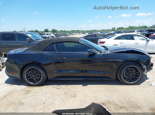 1FATP8UH9K5135724 2019 FORD MUSTANG Black უკანა სალონის ხედი