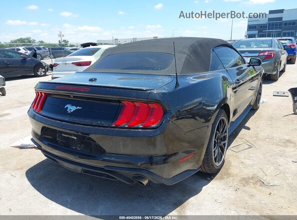 1FATP8UH9K5135724 2019 FORD MUSTANG Black უკანა მარჯვენა