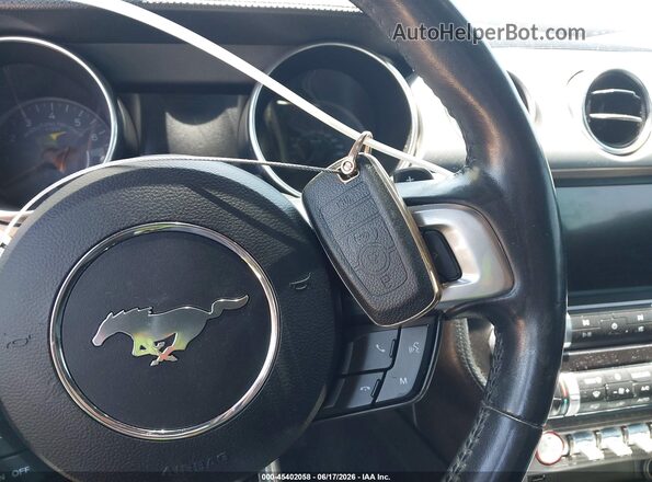 1FATP8UH9K5135724 2019 FORD MUSTANG Black წინა პანელის ხედი