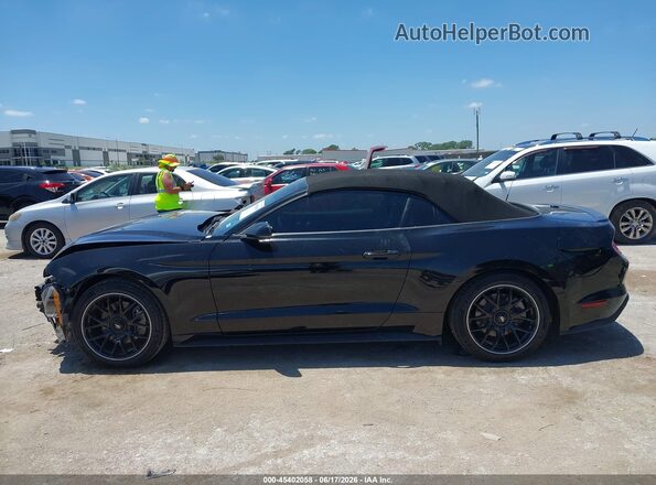 1FATP8UH9K5135724 2019 FORD MUSTANG Black სალონის 360-გრადუსიანი ხედი