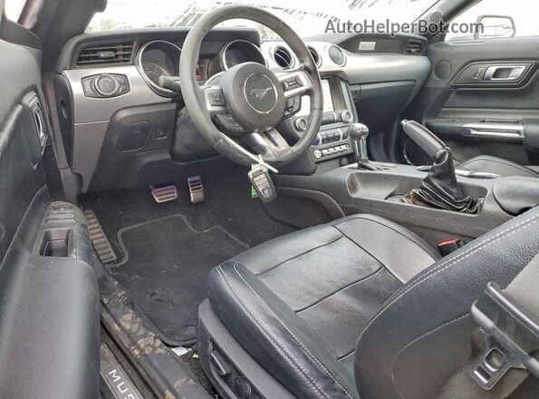 1FATP8UH9K5158470 2019 FORD MUSTANG Silver წინა პანელის ხედი
