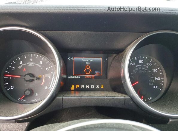 1FATP8UH9K5158470 2019 FORD MUSTANG Silver ხელსაწყოთა პანელის ხედი