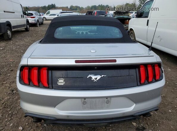 1FATP8UH9K5158470 2019 FORD MUSTANG Silver უკანა ხედი