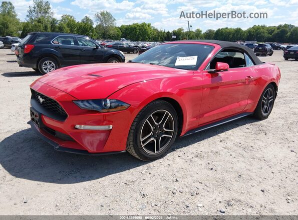 1FATP8UH9L5113093 2020 FORD MUSTANG Red Front left