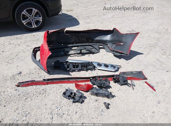 1FATP8UH9L5113093 2020 FORD MUSTANG Red Instrument cluster view