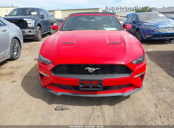 1FATP8UH9N5102579 2022 FORD MUSTANG Red ხელსაწყოთა პანელის ხედი
