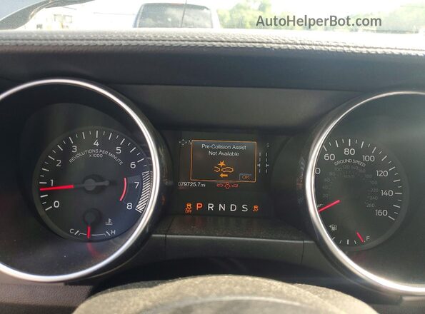 1FATP8UH9N5106888 2022 FORD MUSTANG Gray ხელსაწყოთა პანელის ხედი