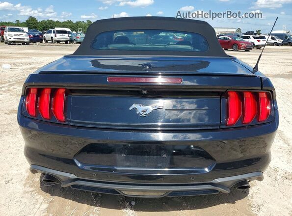 1FATP8UH9N5124114 2022 FORD MUSTANG Black Rear view