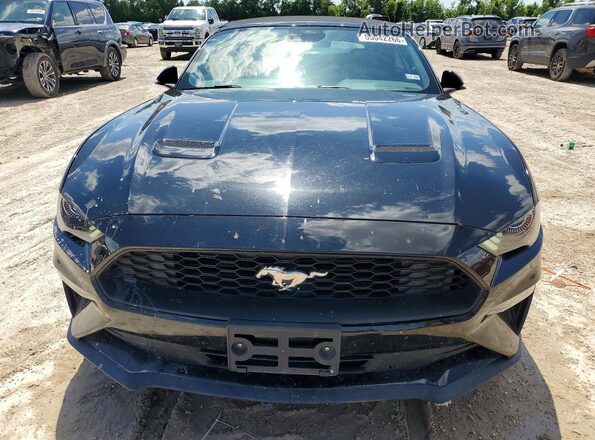 1FATP8UH9N5124114 2022 FORD MUSTANG Black Front view