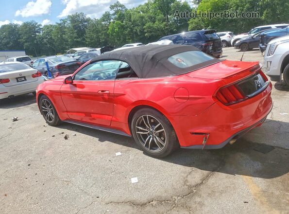 1FATP8UHXG5212768 2016 FORD MUSTANG Red Tył lewy