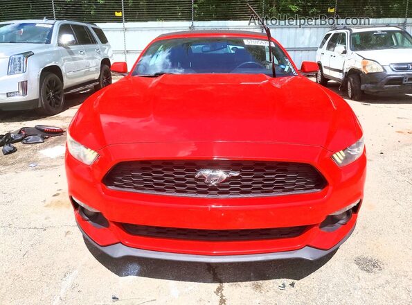 1FATP8UHXG5212768 2016 FORD MUSTANG Red Widok z przodu