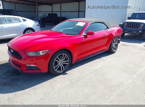 1FATP8UHXH5272647 2017 FORD MUSTANG Red Front left