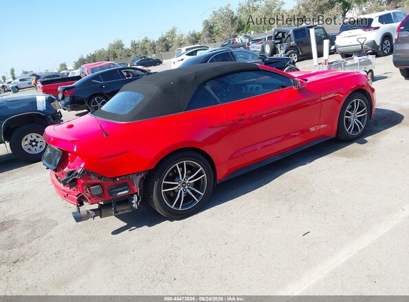 1FATP8UHXH5272647 2017 FORD MUSTANG Red Rear right