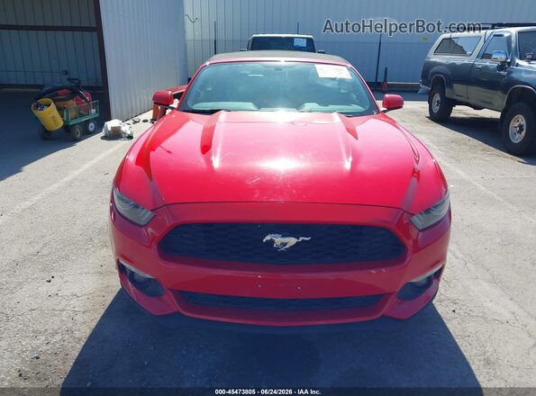 1FATP8UHXH5272647 2017 FORD MUSTANG Red Rear interior view
