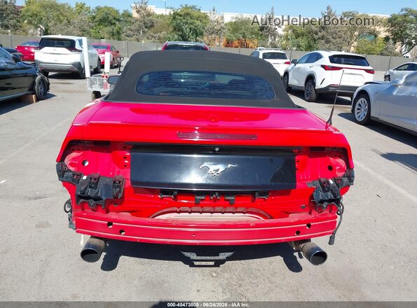 1FATP8UHXH5272647 2017 FORD MUSTANG Red 