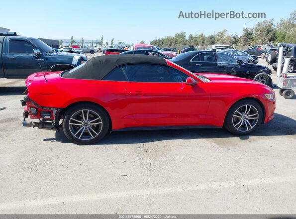 1FATP8UHXH5272647 2017 FORD MUSTANG Red 360 interior view