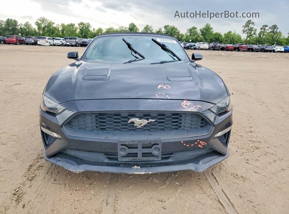 1FATP8UHXJ5110104 2018 FORD MUSTANG Black Vista frontal