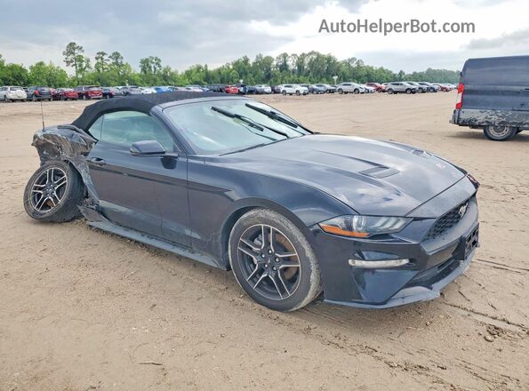 1FATP8UHXJ5110104 2018 FORD MUSTANG Black Delantero derecho