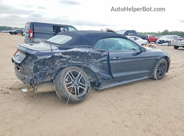 1FATP8UHXJ5110104 2018 FORD MUSTANG Black Trasero derecho