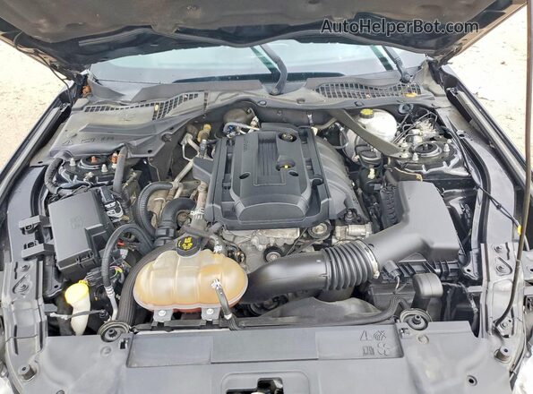 1FATP8UHXJ5110104 2018 FORD MUSTANG Black Vista interior trasera