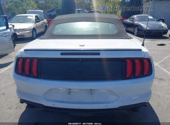 1FATP8UHXJ5124259 2018 FORD MUSTANG Белый 