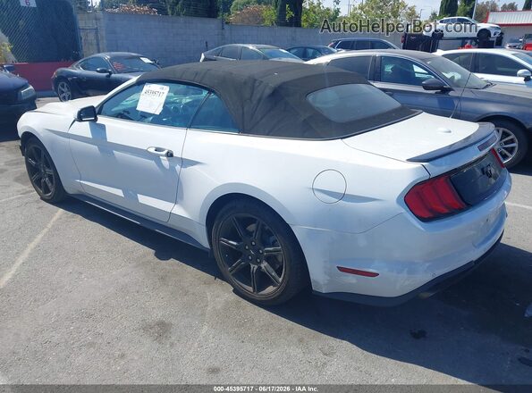 1FATP8UHXJ5124259 2018 FORD MUSTANG Белый Задняя левая четверть