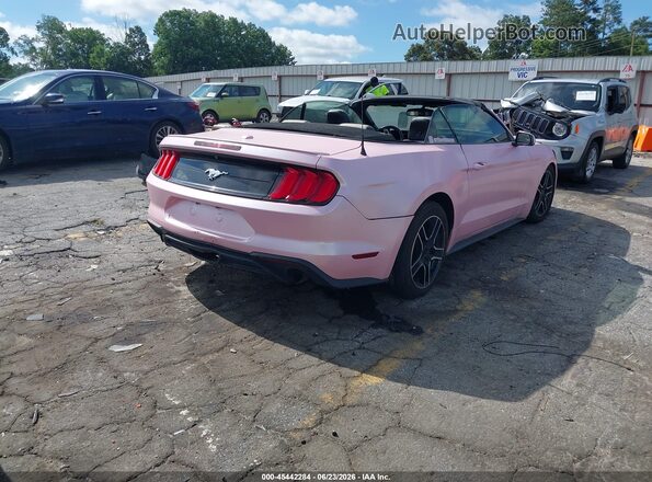 1FATP8UHXJ5155334 2018 FORD MUSTANG Pink უკანა მარჯვენა
