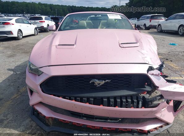 1FATP8UHXJ5155334 2018 FORD MUSTANG Pink ხელსაწყოთა პანელის ხედი