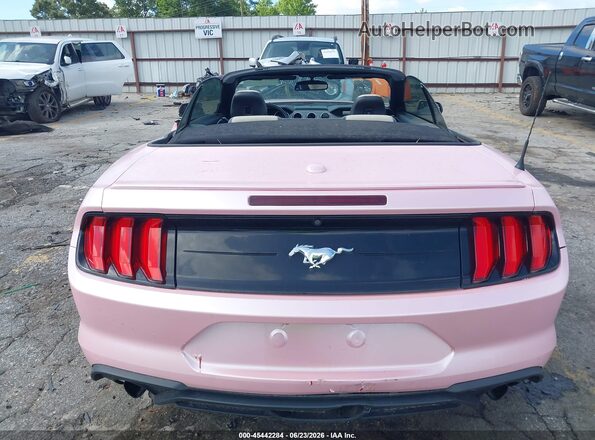 1FATP8UHXJ5155334 2018 FORD MUSTANG Pink 