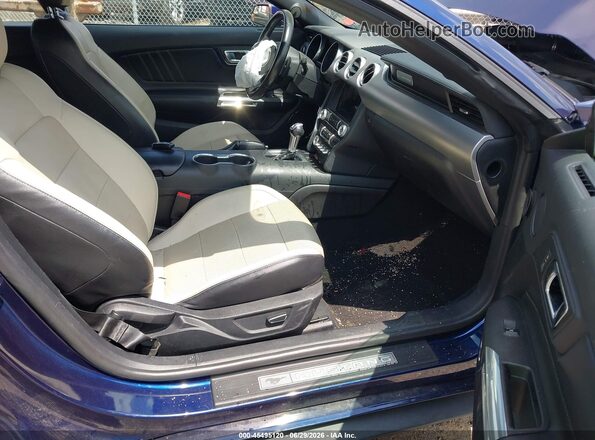 1FATP8UHXK5119631 2019 FORD MUSTANG Dark Blue Front interior view