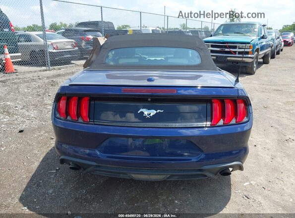 1FATP8UHXK5119631 2019 FORD MUSTANG Dark Blue 