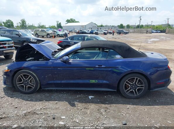 1FATP8UHXK5119631 2019 FORD MUSTANG Dark Blue 360 interior view