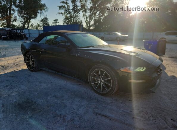 1FATP8UHXK5149700 2019 FORD MUSTANG Black Delantero derecho