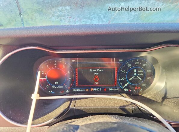 1FATP8UHXK5149700 2019 FORD MUSTANG Black Vista del cuadro de instrumentos