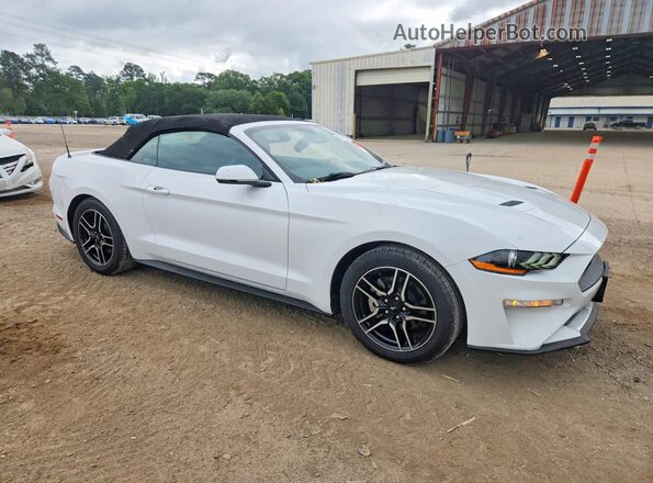 1FATP8UHXK5181689 2019 FORD MUSTANG Белый Передняя правая четверть