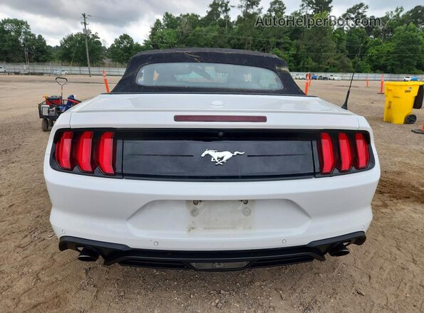 1FATP8UHXK5181689 2019 FORD MUSTANG Белый Вид сзади