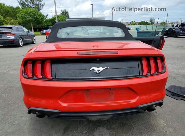 1FATP8UHXK5181742 2019 FORD MUSTANG Red Rear view