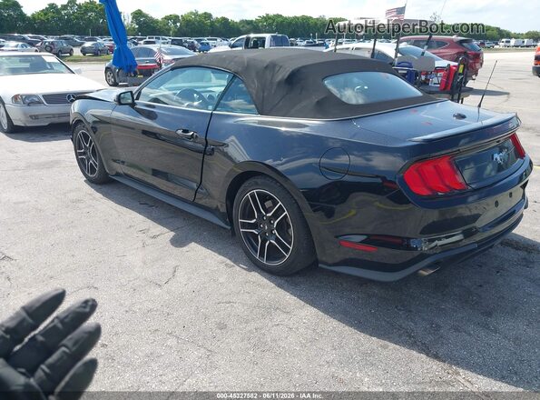 1FATP8UHXL5105925 2020 FORD MUSTANG Black Rear left