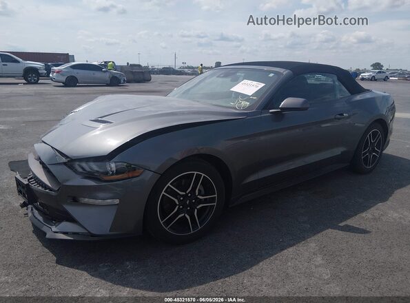 1FATP8UHXN5102834 2022 FORD MUSTANG Серый Передняя левая четверть