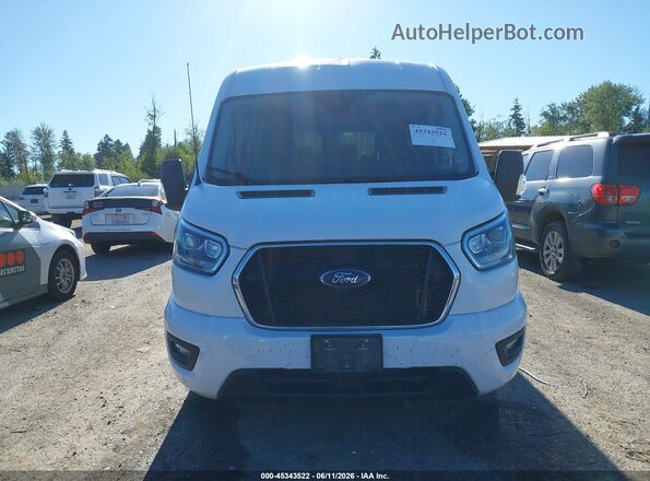 1FBAX2C83PKB36185 2023 FORD TRANSIT-350 White ხელსაწყოთა პანელის ხედი